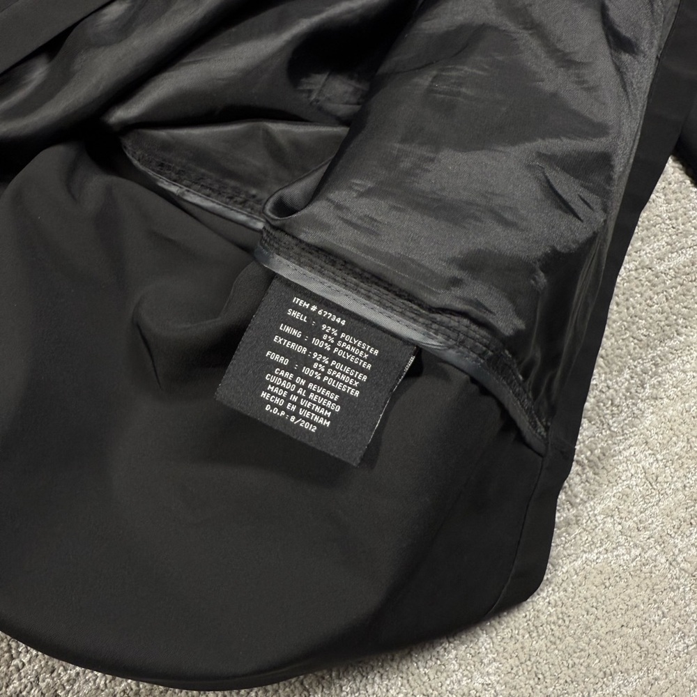 Tumi Black Full Zip Light Weight Parka Windbreaker Jacket Size XXL - Picture 6 of 7
